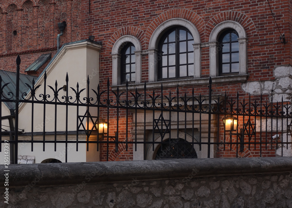 Kraków - stara synagoga w dzielnicy Kazimierz
