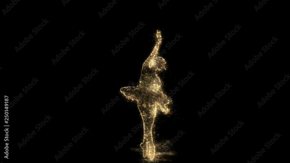 Dancing ballerina particles Dancing ballerina particles