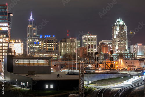 Panorama of downtown Raleigh, NC