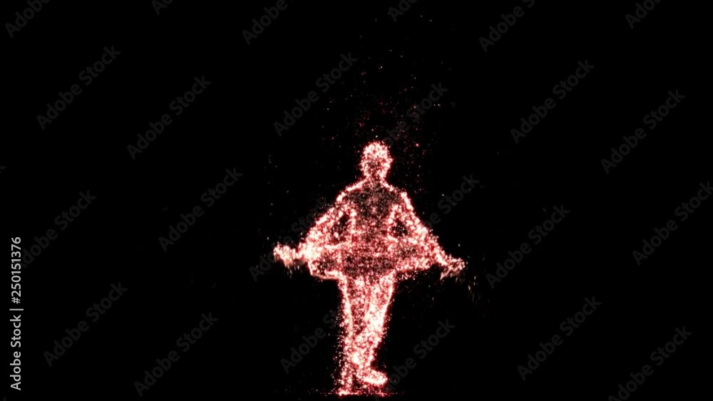 Dancing ballerina particles Dancing ballerina particles