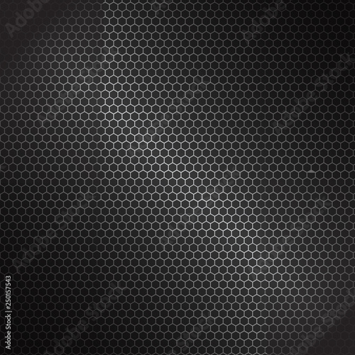 Black Hexagonal Background