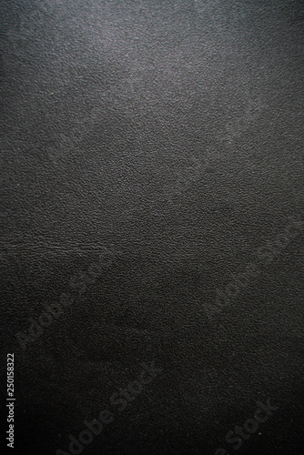Genuine real black leather background