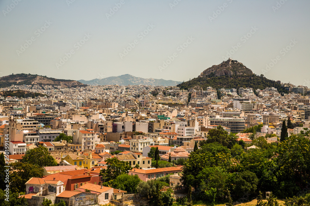 Sprawling Cityscape of Athens, Greece