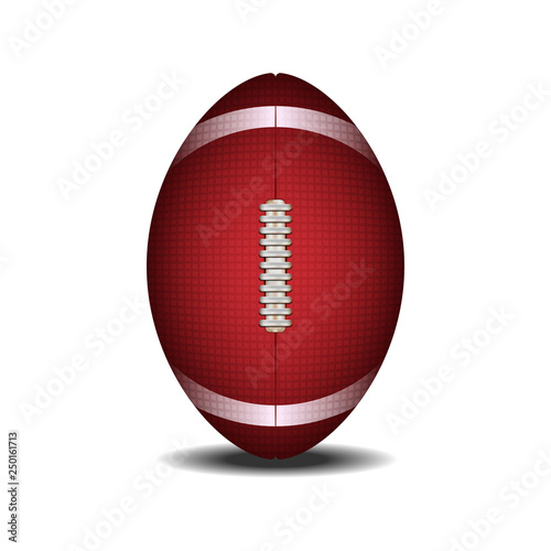 American football isolated icon vector illustration design.