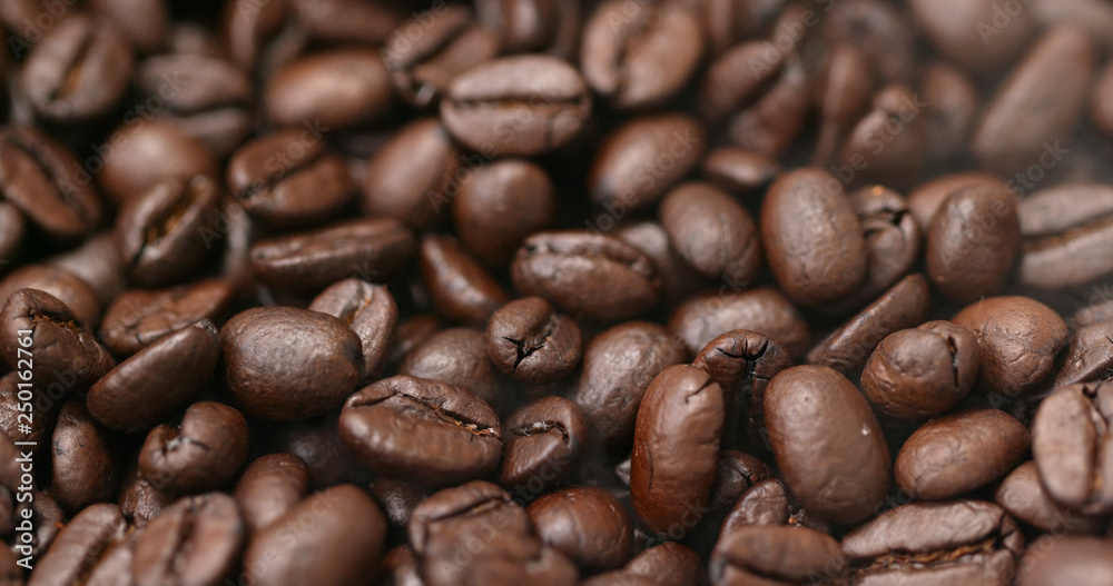 Fototapeta premium Stack of coffee bean