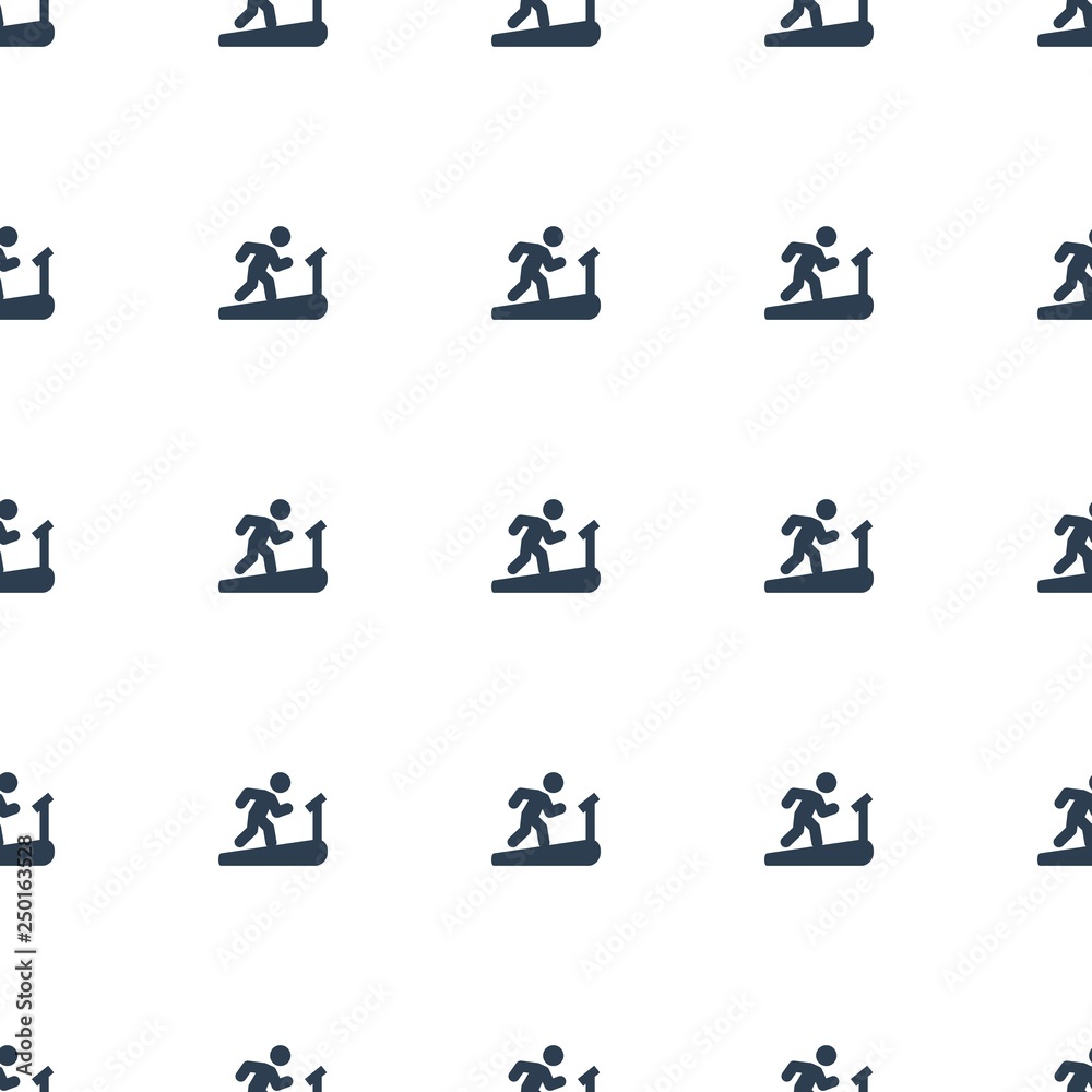 man on treadmill icon pattern seamless white background man on treadmill icon pattern seamless white background