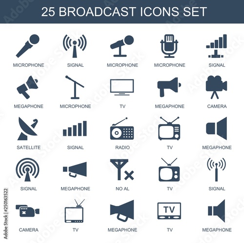 broadcast icons