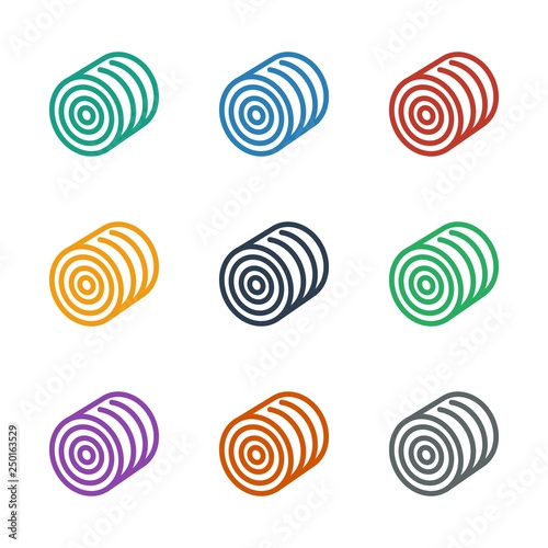 hay icon white background