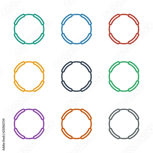 hoop icon white background