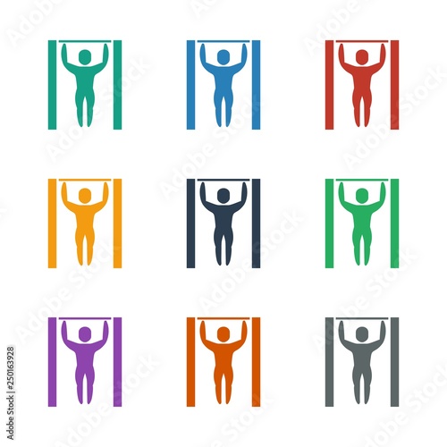 bar tightening icon white background