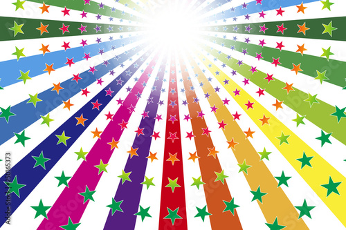 #Background #wallpaper #Vector #Illustration #design #free #free_size #charge_free #colorful #color rainbow,show business,entertainment,party,image  イメージ素材,カラフル,打上げ花火,スターマイン,キラキラ,光,希望,自由,明るい,天国,幸福,喜び