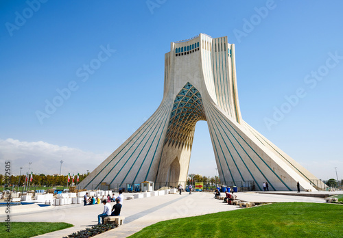 Azadi Tower formerly known as the Shahyad Tower in Tehran, Iran