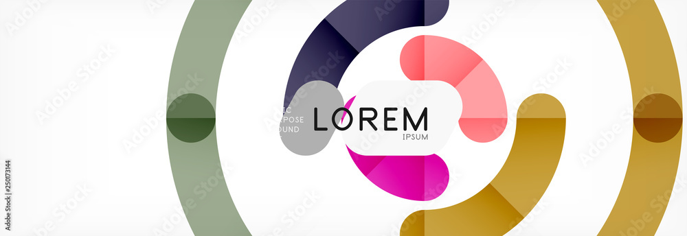 Circular lines design background Circular lines design background