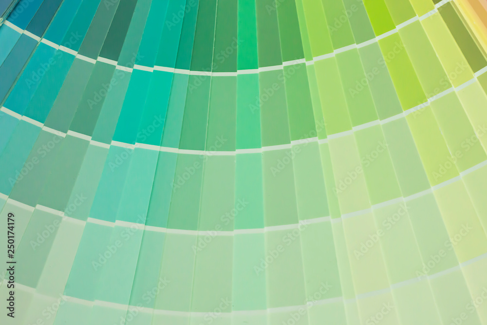 Obraz premium Sample color scheme for building design.