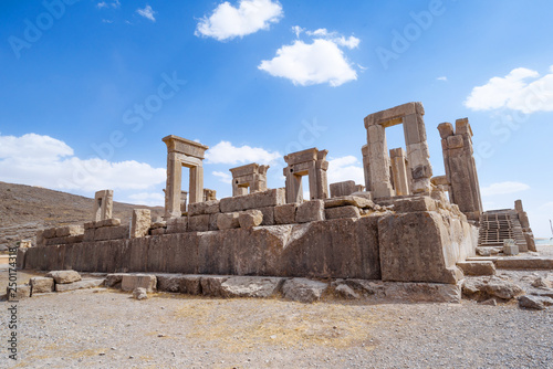 Fotografía Ruins of Ancient City Persepolis or Takht-e-Jamshid, Capital of the Achaemenid P