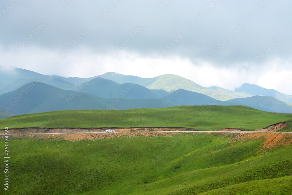 Broadly of Hui Zher mountains at Kunming in Yunnan, China