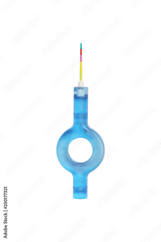 Dental tools on isolated white background Dental tools on isolated white background