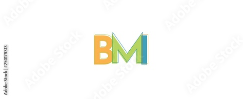 BMI word concept