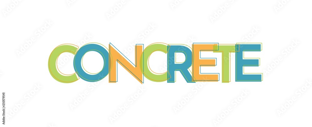 Concrete word concept Concrete word concept