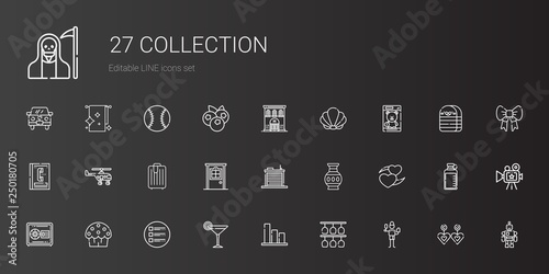 collection icons set