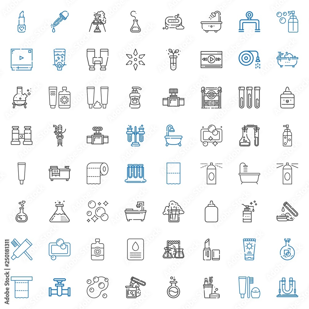 tube icons set tube icons set