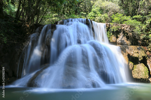 Huai Mae Khamin Waterfall (Khuean Srinagarindra National Park) Kanchanaburi,Thailand