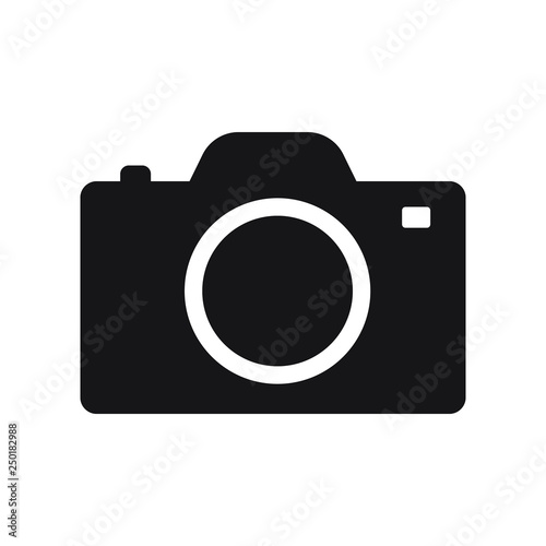 Photo camera vector icon