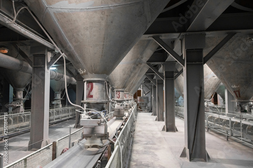 cement plant inside view photo