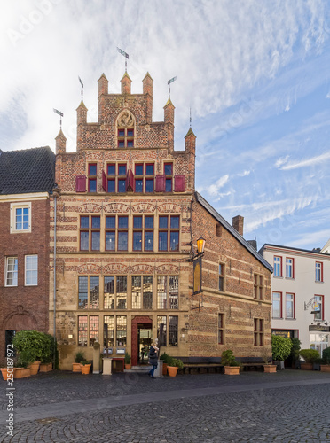 Gothische Haus am Marktplatz in Xanten am Niederrhein