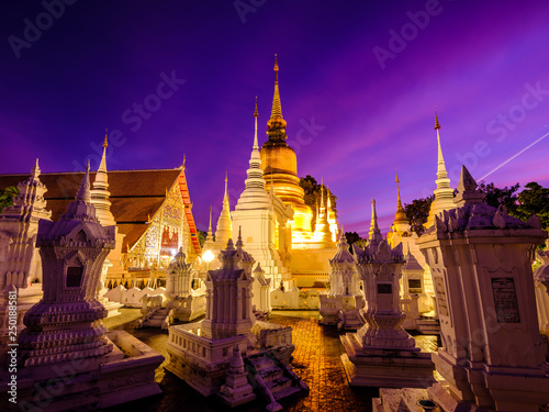 Pagoda with sunset (Thailand)