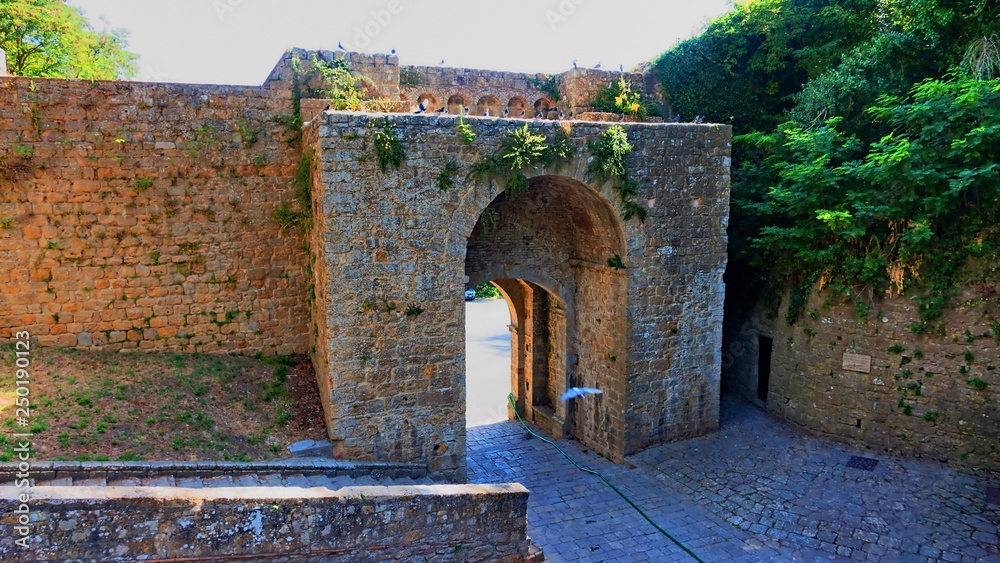 Naklejka premium Volterras Stadtmauer