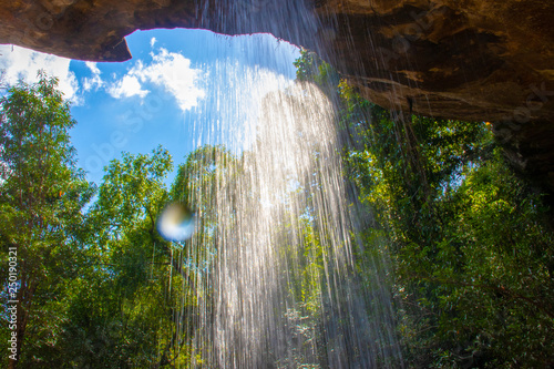 waterfall in forest