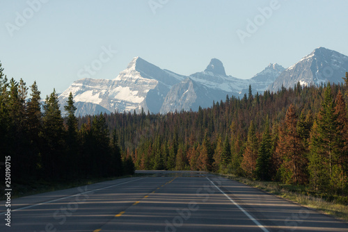 road in the mountains photo