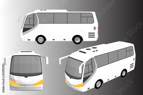 vector illustration of bus
