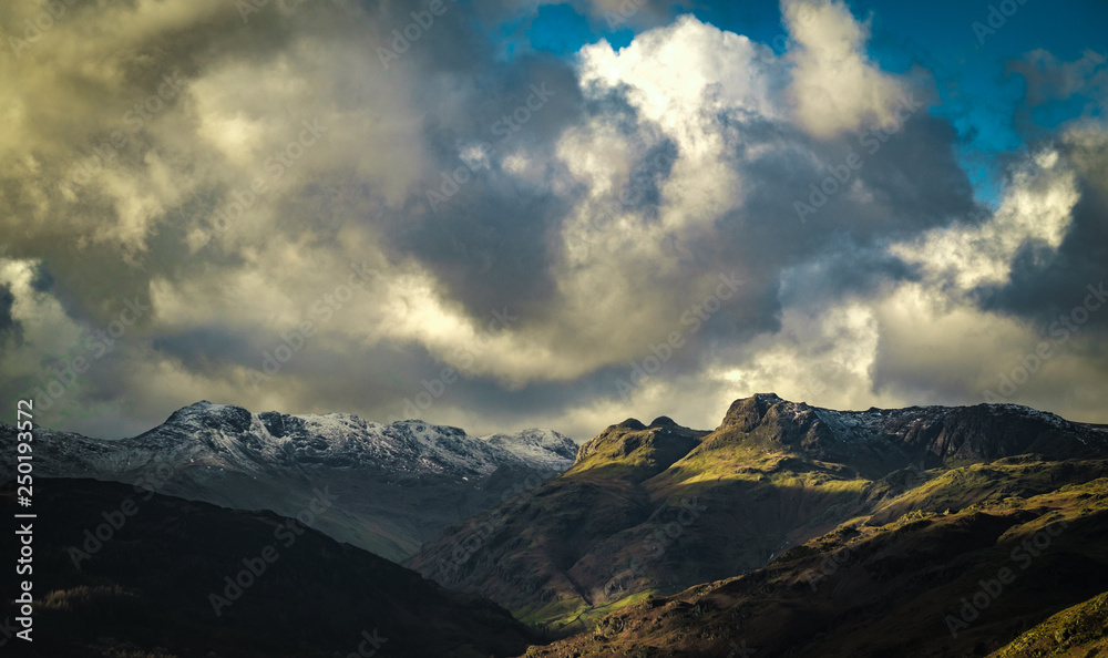 Langdale Pikes from Loughrigg Fell Langdale Pikes from Loughrigg Fell