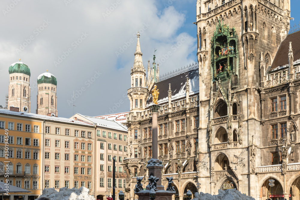 Fototapeta premium Marien place, Munich.