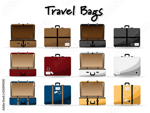 Travel bag collection.