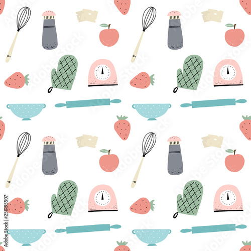 kitchen cooking pattern