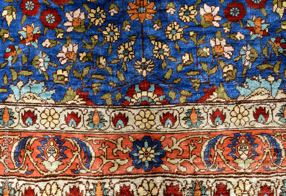 Turkish carpet and seamless pattern