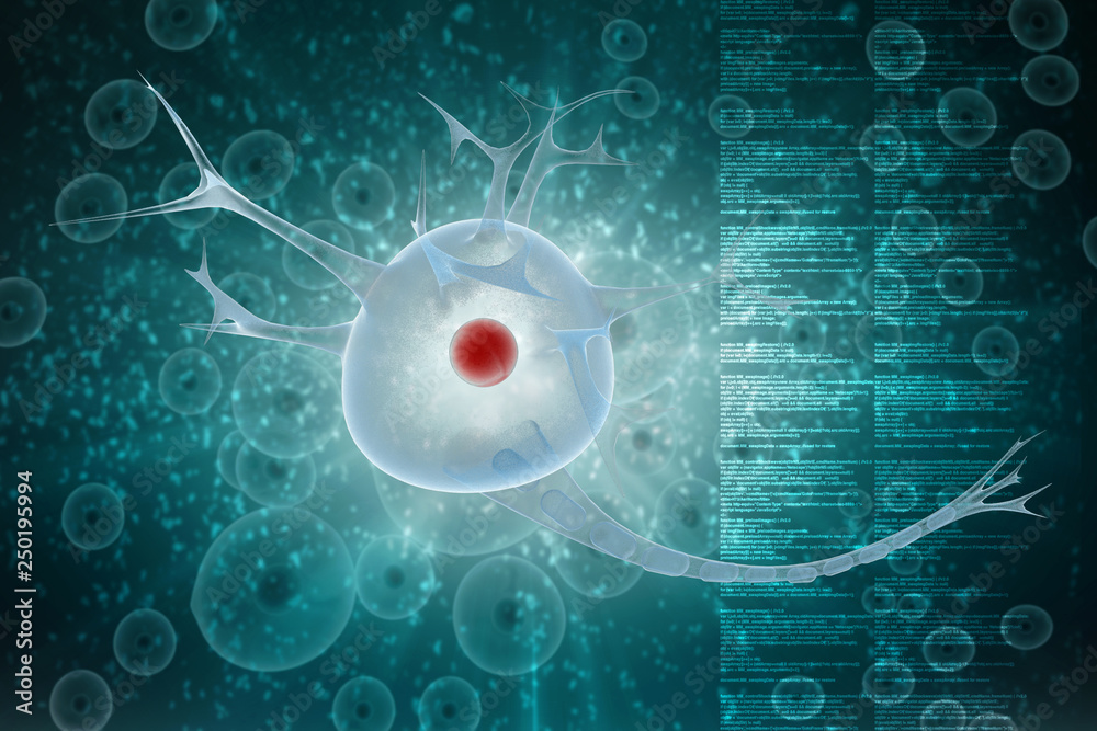 Obraz premium 3d illustration neuron