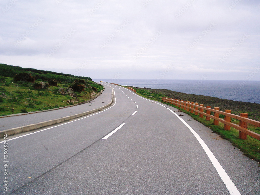 Fototapeta premium 与那国島の道