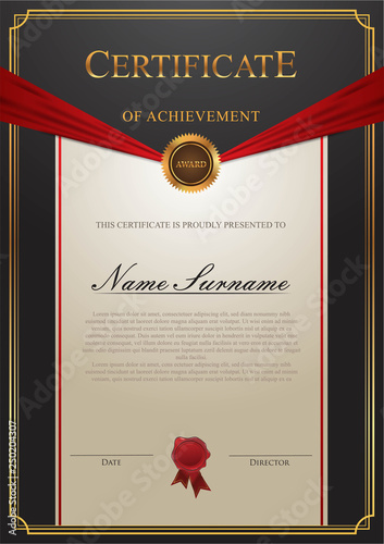 Certificate template