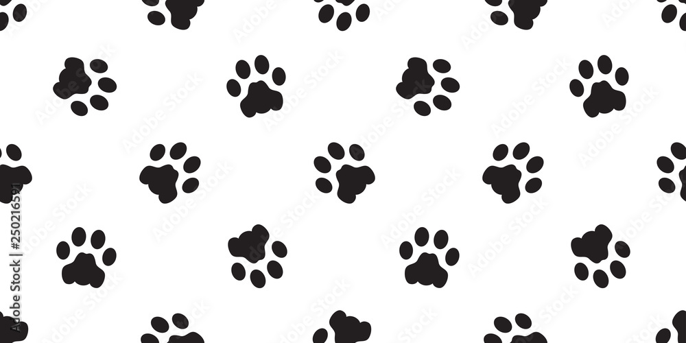 Dog Paw seamless pattern vector footprint isolated french bulldog cartoon scarf repeat wallpaper tile background illustration doodle Dog Paw seamless pattern vector footprint isolated french bulldog cartoon scarf repeat wallpaper tile background illustration doodle