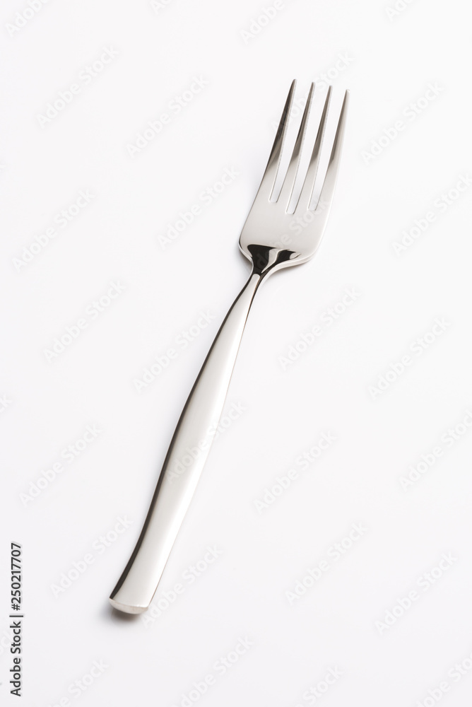 A fork on white background A fork on white background