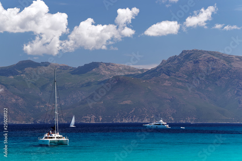 Agriates coast in Corsica island