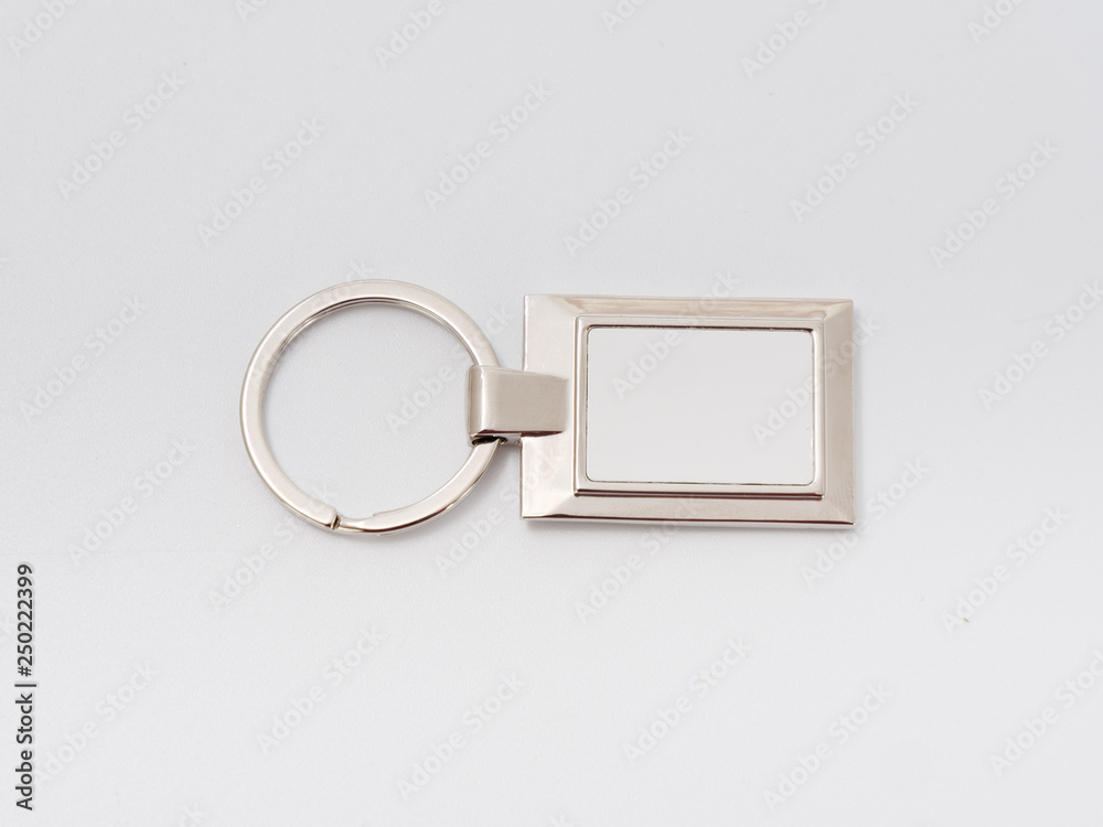 silver trinket with a place for a photo. present. on a white background. silver trinket with a place for a photo. present. on a white background.