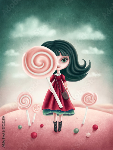 Fototapeta Fantasy girl