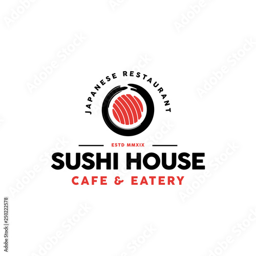 Sushi Restaurant Logo Design Inspiration