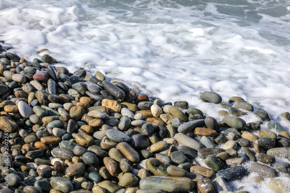 Stone seashore as abstract background Stone seashore as abstract background