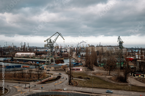 Panorama of the Gdańsk Shipyard